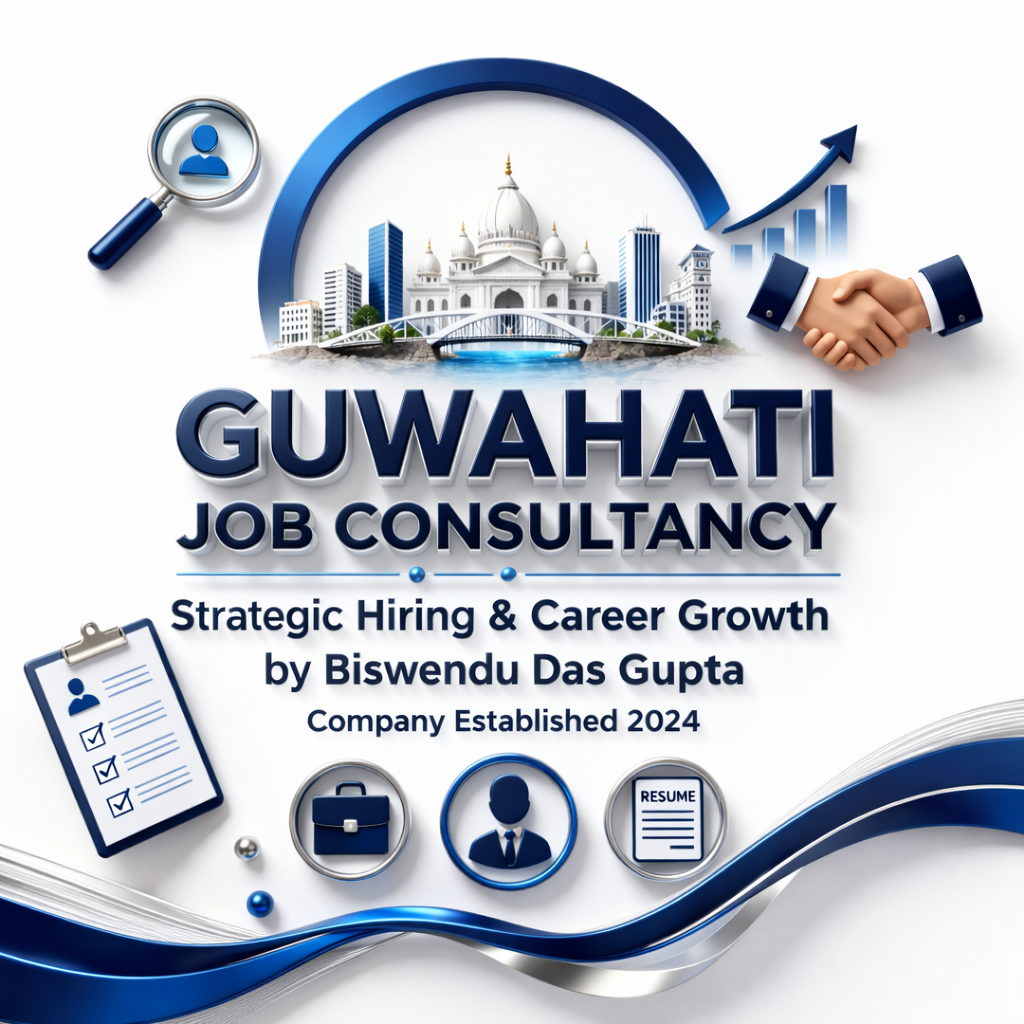 guwahati job consultancy – strategic hiring & career growth by biswendu das gupta, company established 2024,